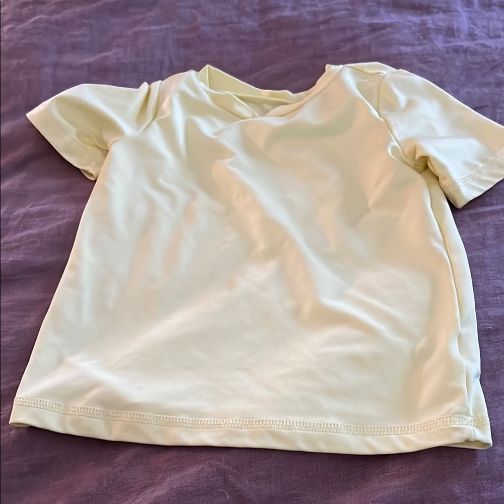 Toddler Boys Light Yellow Rashguard